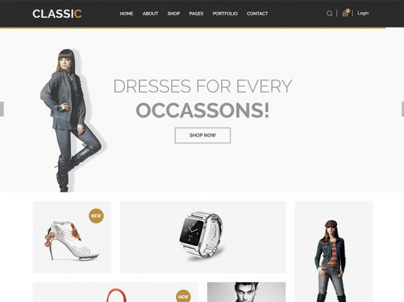 eCommerce Bootstrap Templates