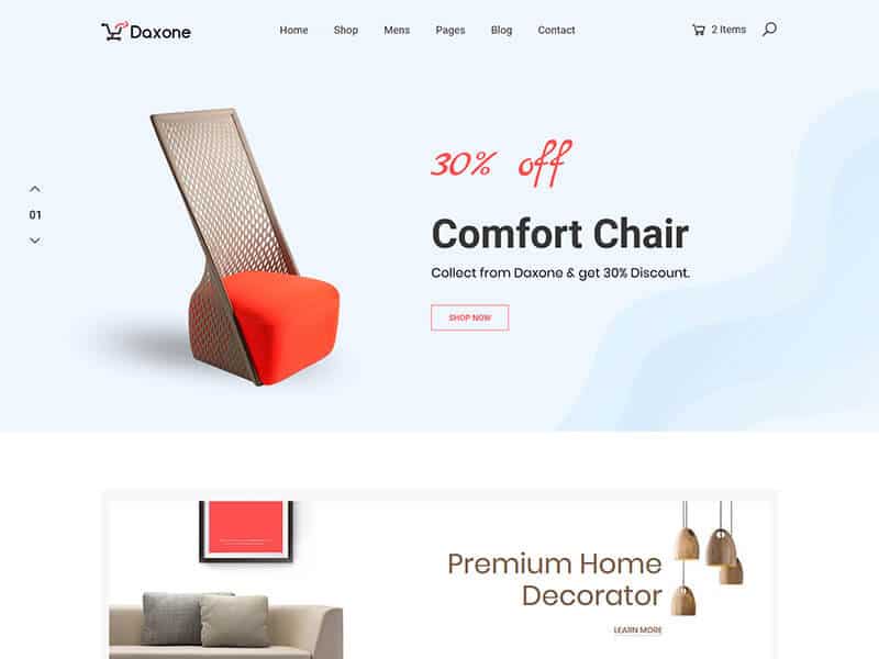 Daxone – eCommerce Bootstrap 4 Template