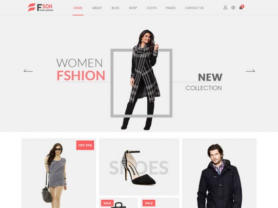 Fson - Fashion eCommerce HTML Template