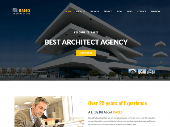 Raees – Architecture & Architect HTML Template