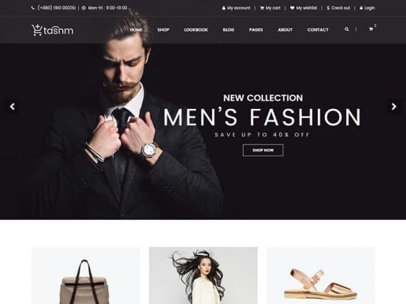 Fashion Store HTML Template - Tasnm