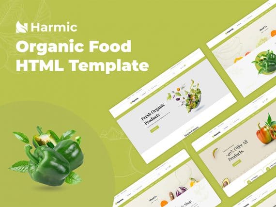 Harmic - Organic Food HTML Template